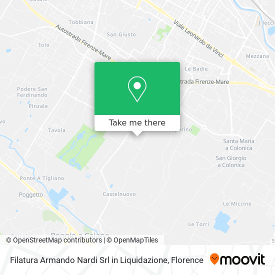 Filatura Armando Nardi Srl in Liquidazione map