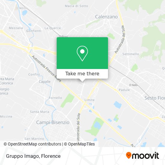 Gruppo Imago map