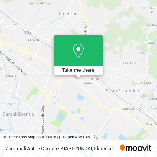 Zampaoli Auto - Citroen - KIA - HYUNDAI map