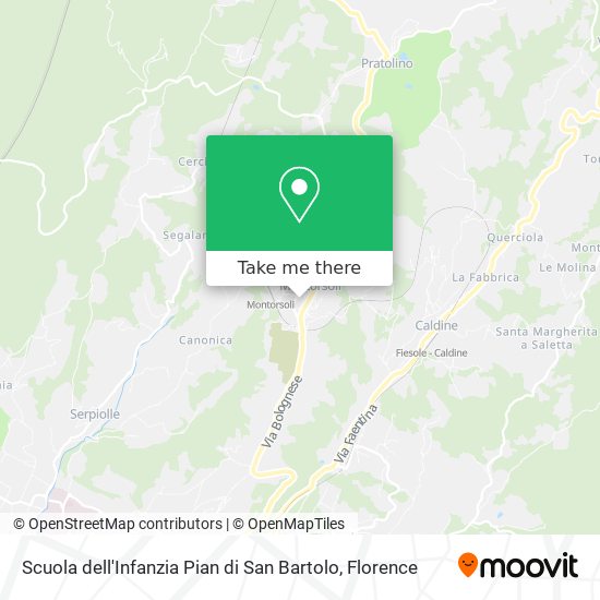 Scuola dell'Infanzia Pian di San Bartolo map