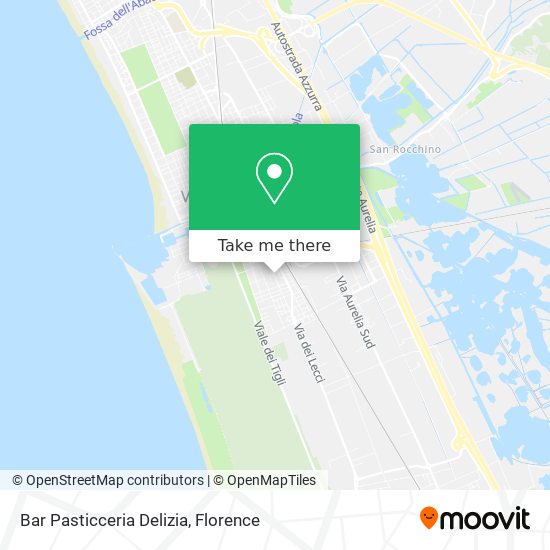 Bar Pasticceria Delizia map