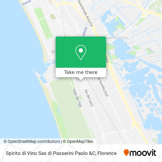 Spirito di Vino Sas di Passerini Paolo &C map