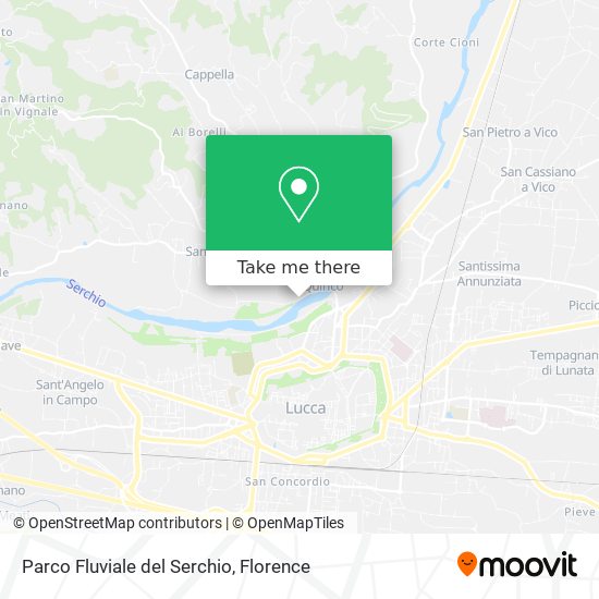 Parco Fluviale del Serchio map