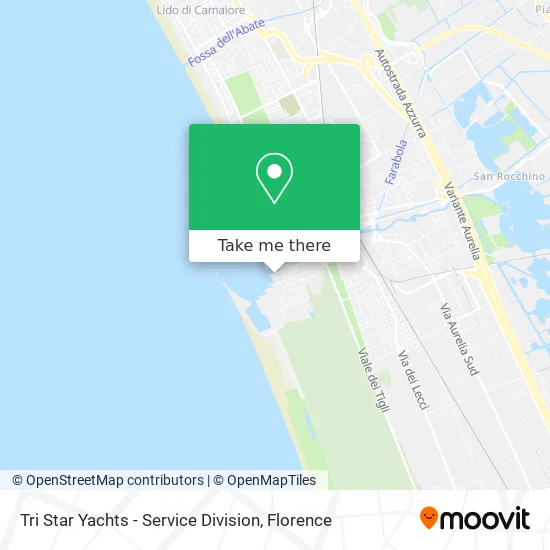 Tri Star Yachts - Service Division map
