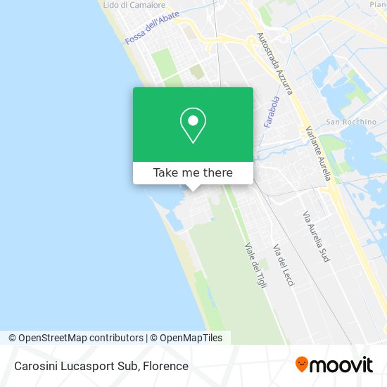 Carosini Lucasport Sub map