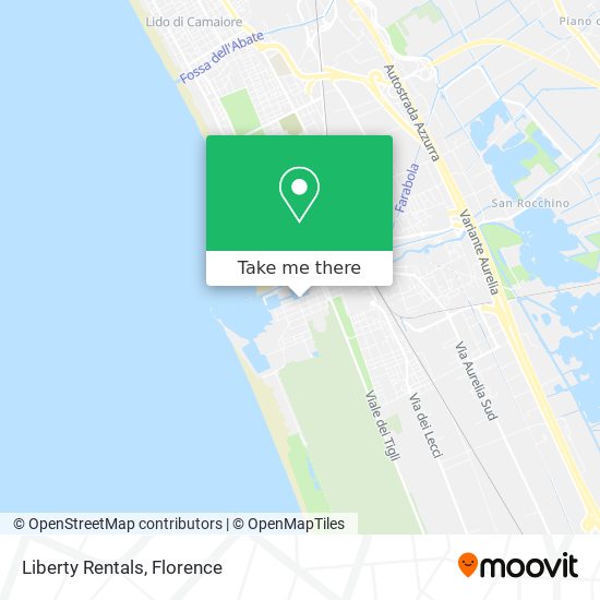 Liberty Rentals map