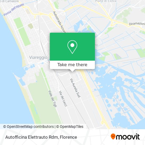 Autofficina Elettrauto Rdm map