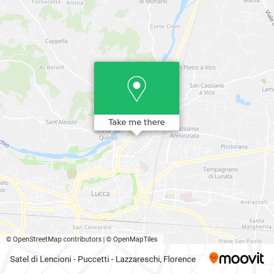 Satel di Lencioni - Puccetti - Lazzareschi map