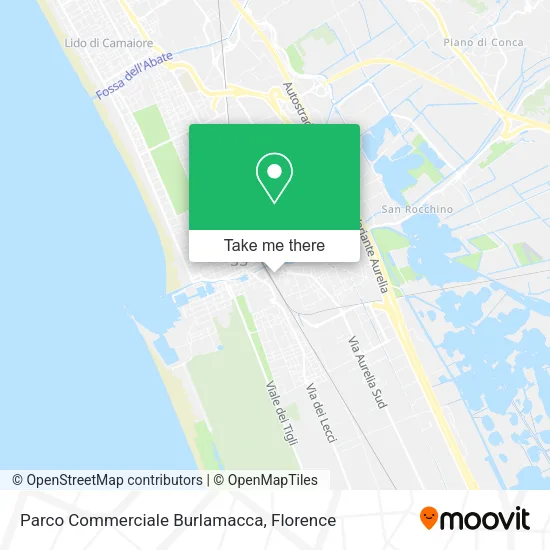 Parco Commerciale Burlamacca map