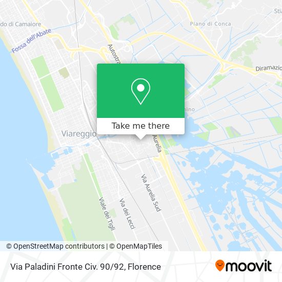Via Paladini Fronte Civ. 90/92 map