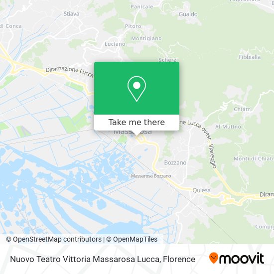 Nuovo Teatro Vittoria Massarosa Lucca map