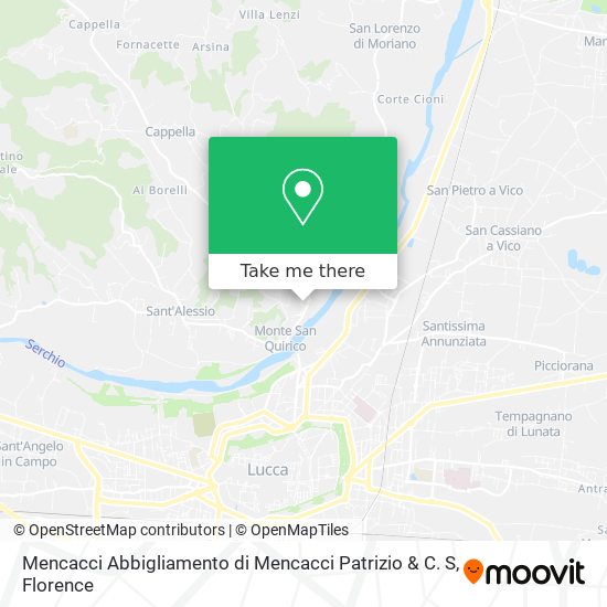 Mencacci Abbigliamento di Mencacci Patrizio & C. S map