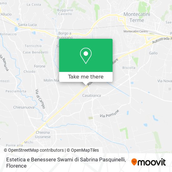 Estetica e Benessere Swami di Sabrina Pasquinelli map