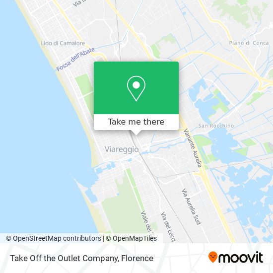 Take Off the Outlet Company map