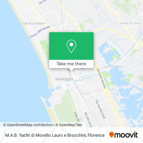 M.A.B. Yacht di Morello Lauro e Brocchini map