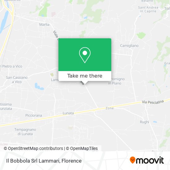 Il Bobbola Srl Lammari map