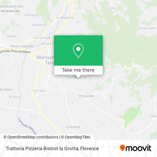 Trattoria Pizzeria Bistrot la Grotta map