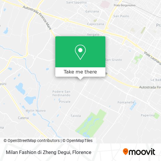 Milan Fashion di Zheng Degui map