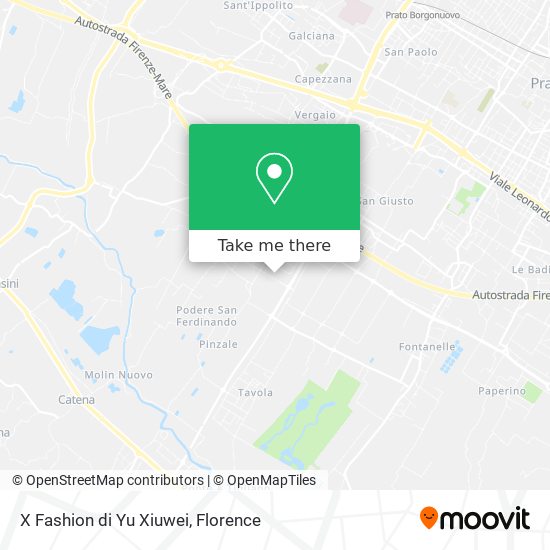 X Fashion di Yu Xiuwei map