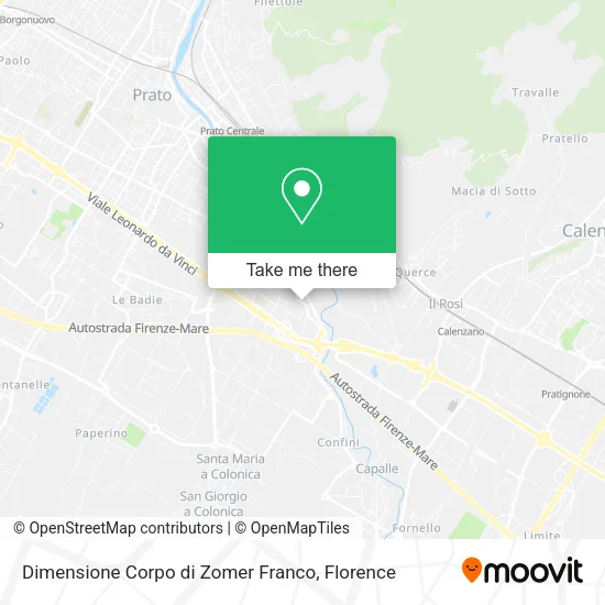 Dimensione Corpo di Zomer Franco map