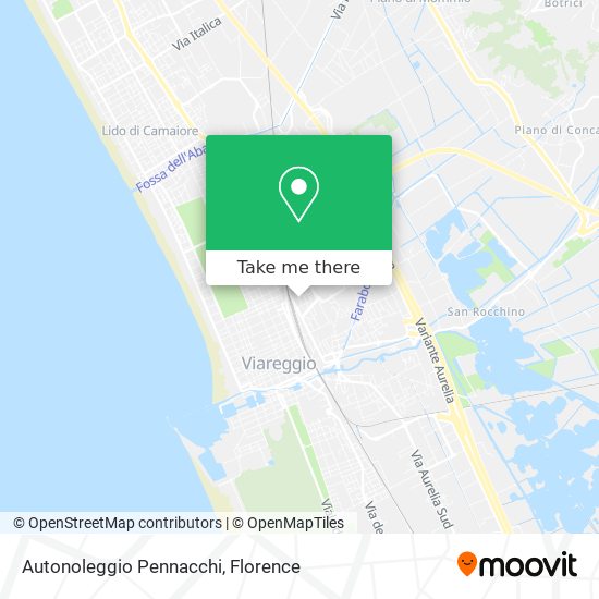 Autonoleggio Pennacchi map