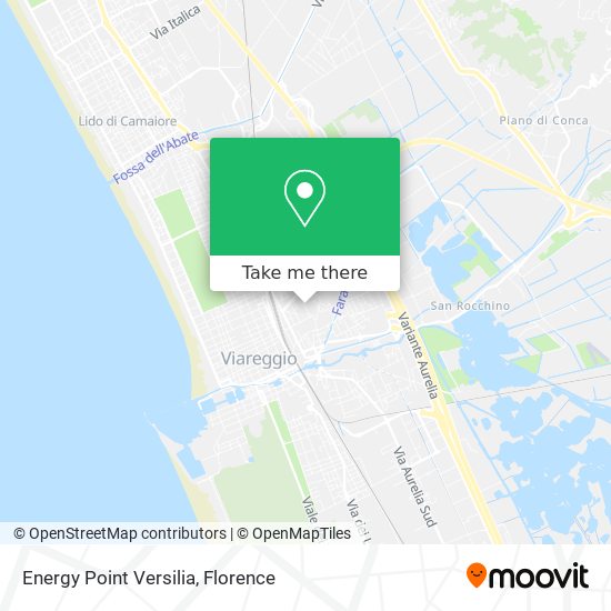 Energy Point Versilia map