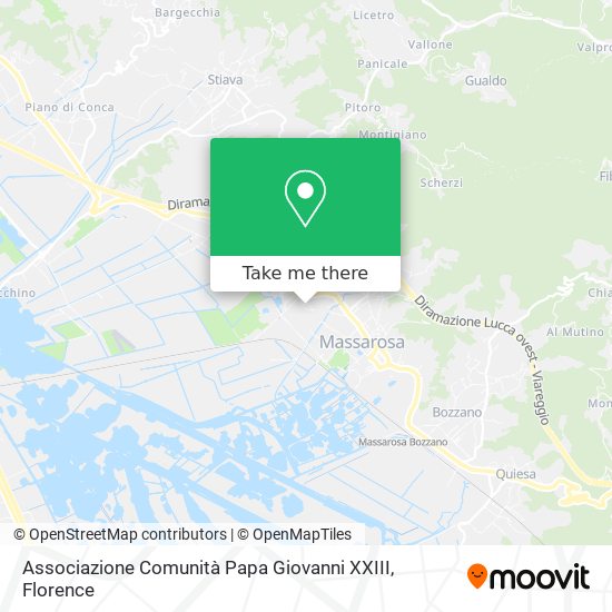 Associazione Comunità Papa Giovanni XXIII map