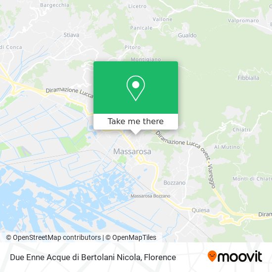Due Enne Acque di Bertolani Nicola map