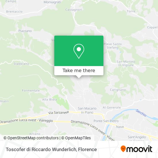 Toscofer di Riccardo Wunderlich map