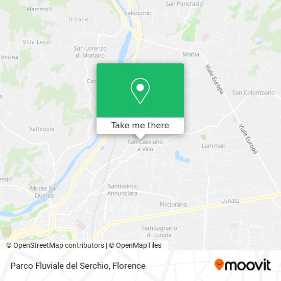 Parco Fluviale del Serchio map