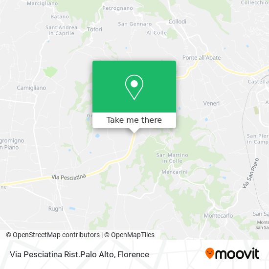 Via Pesciatina Rist.Palo Alto map