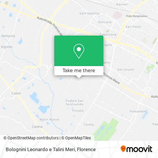 Bolognini Leonardo e Talini Meri map