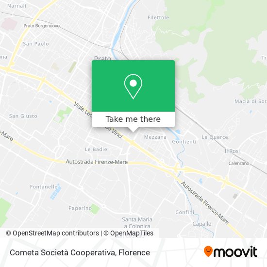 Cometa Società Cooperativa map