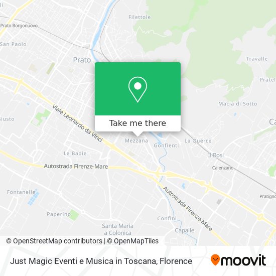 Just Magic Eventi e Musica in Toscana map