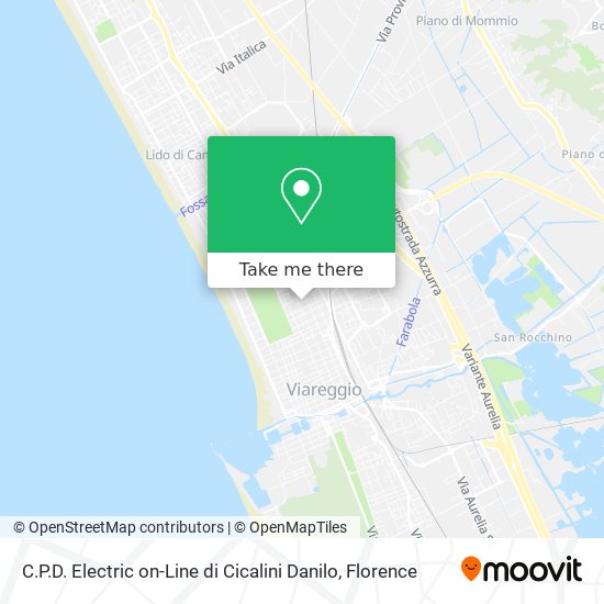 C.P.D. Electric on-Line di Cicalini Danilo map