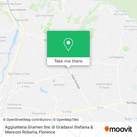 Aggiunteria Gramen Snc di Gradassi Stefania & Menconi Roberta map