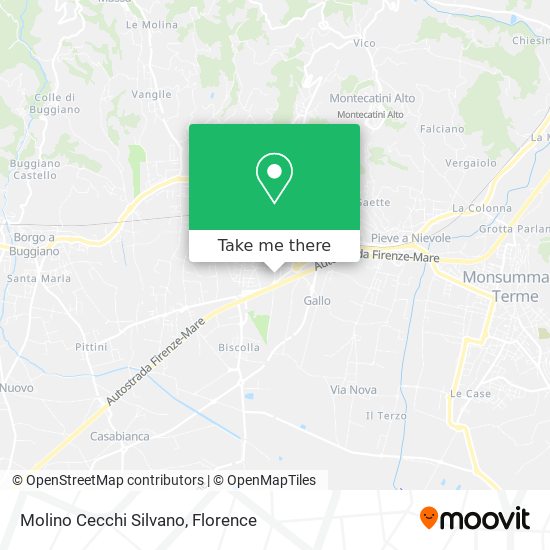 Molino Cecchi Silvano map