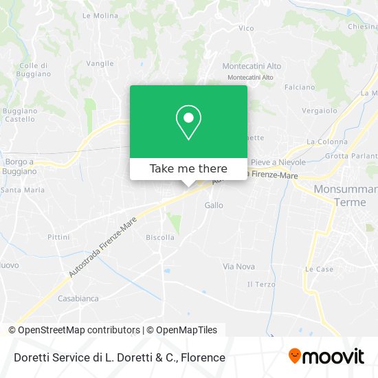 Doretti Service di L. Doretti & C. map