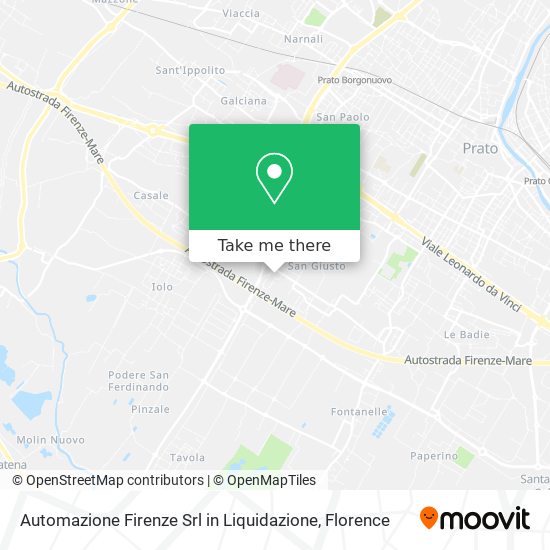 Automazione Firenze Srl in Liquidazione map