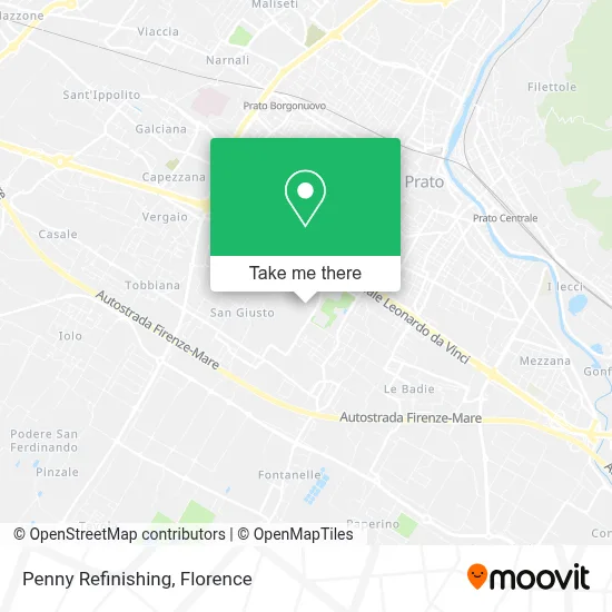 Penny Refinishing map