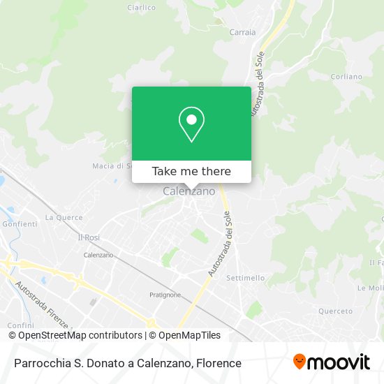 Parrocchia S. Donato a Calenzano map