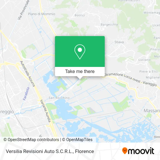 Versilia Revisioni Auto S.C.R.L. map