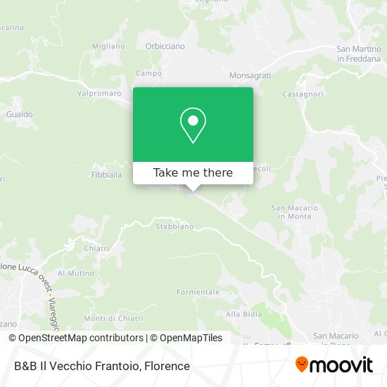B&B Il Vecchio Frantoio map