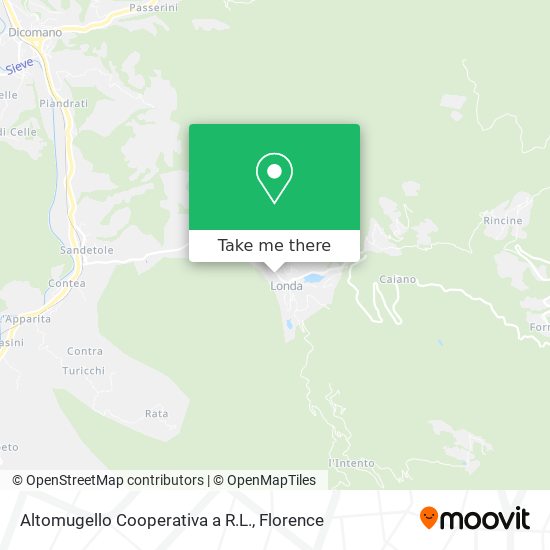 Altomugello Cooperativa a R.L. map