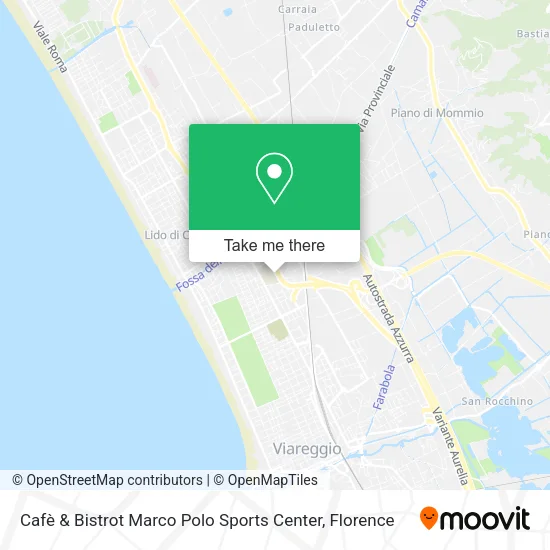 Cafè & Bistrot Marco Polo Sports Center map