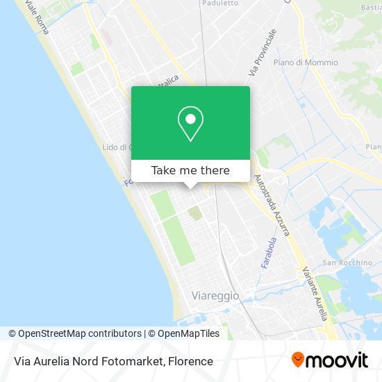 Via Aurelia Nord Fotomarket map