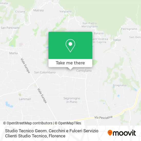 Studio Tecnico Geom. Cecchini e Fulceri Servizio Clienti Studio Tecnico map