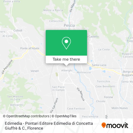 Edimedia - Pontari Editore Edimedia di Concetta Giuffrè & C. map
