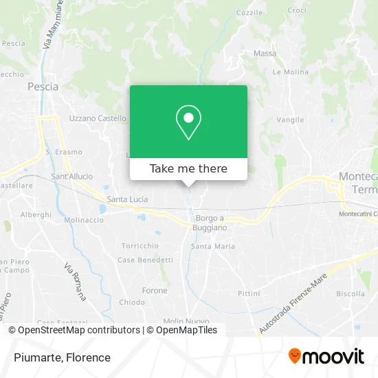 Piumarte map