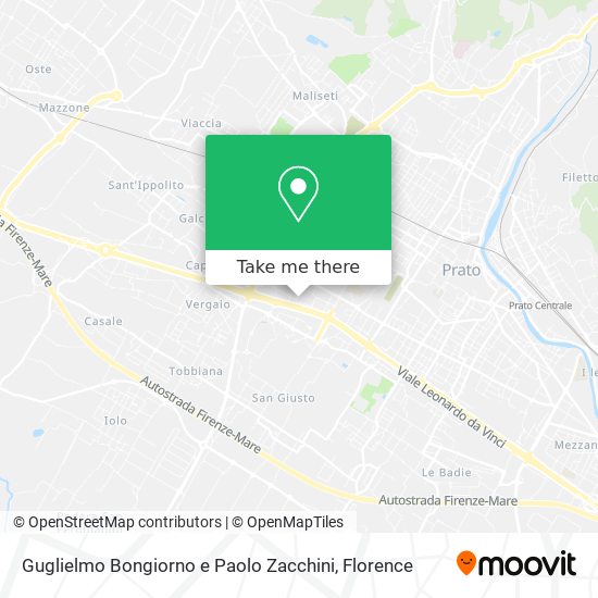 Guglielmo Bongiorno e Paolo Zacchini map